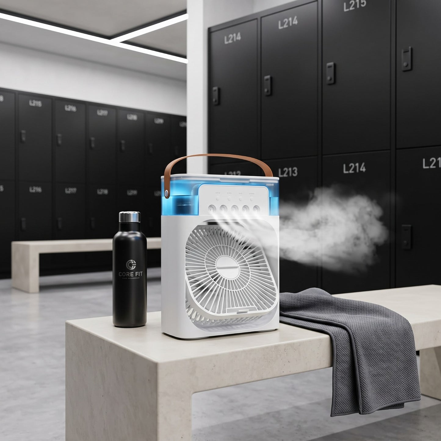 AeroChill Mini – 3-Speed Portable Air Cooler & Mist Fan